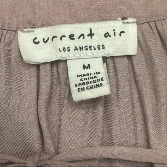 Anthropologie Current Air Tessa top. Layered sleeves, cinched waist. Lavendar M - Picture 8 of 10